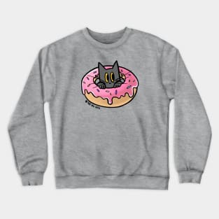 Donut Cat Crewneck Sweatshirt